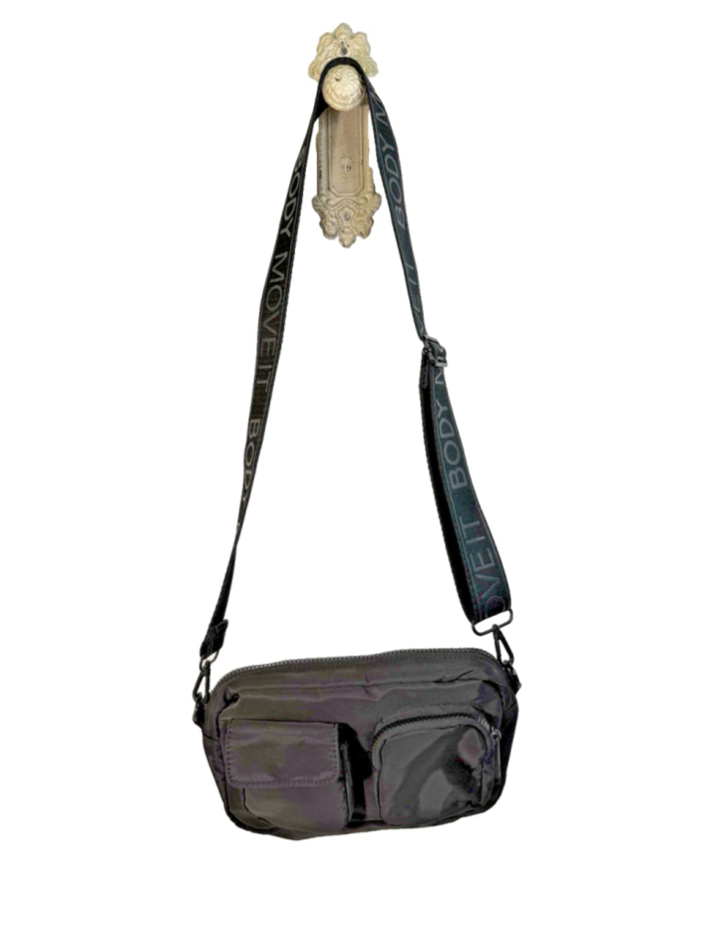 Cotton on Body Move It Black  Active Utility Crossbody Bag NEW
